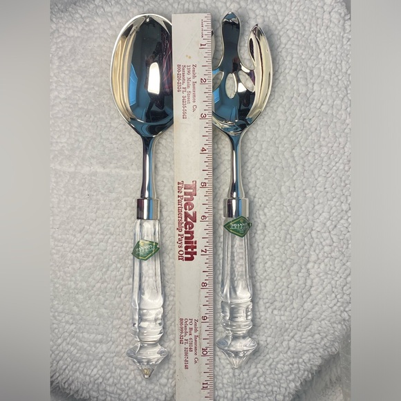 Vintage Shannon Crystal Salad Set - Designs of Ireland - Picture 5 of 6